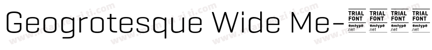 Geogrotesque Wide Me字体转换
